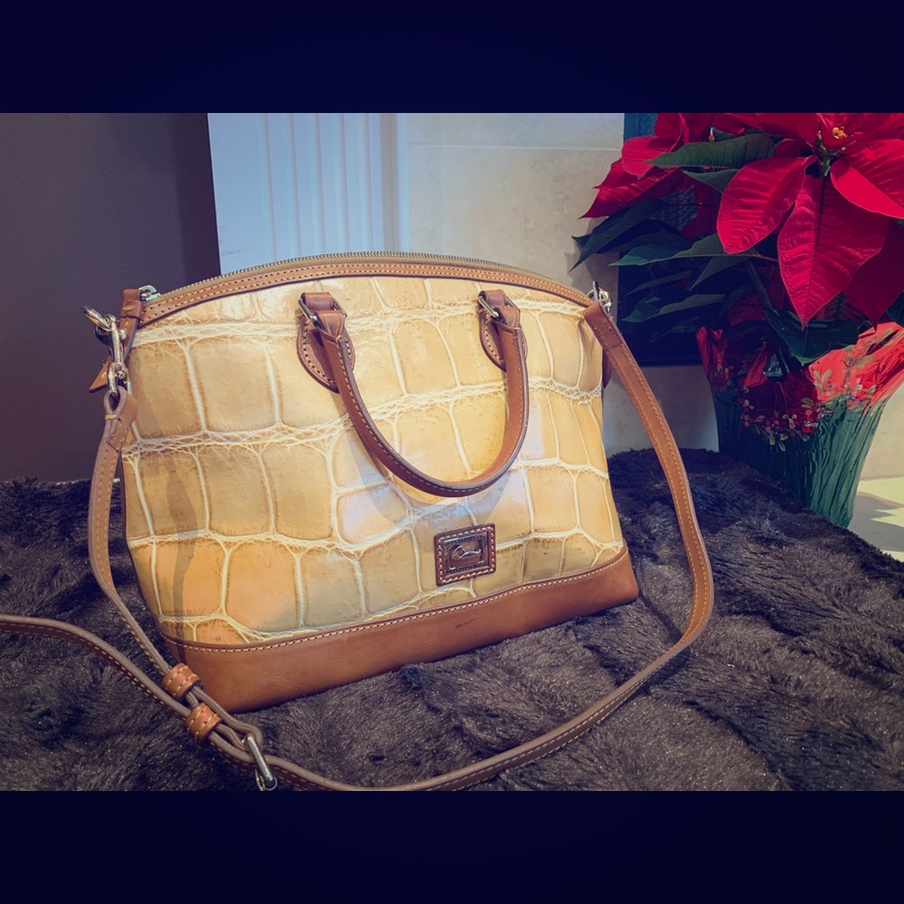 Dooney and Bourke satchel with shoulder straps